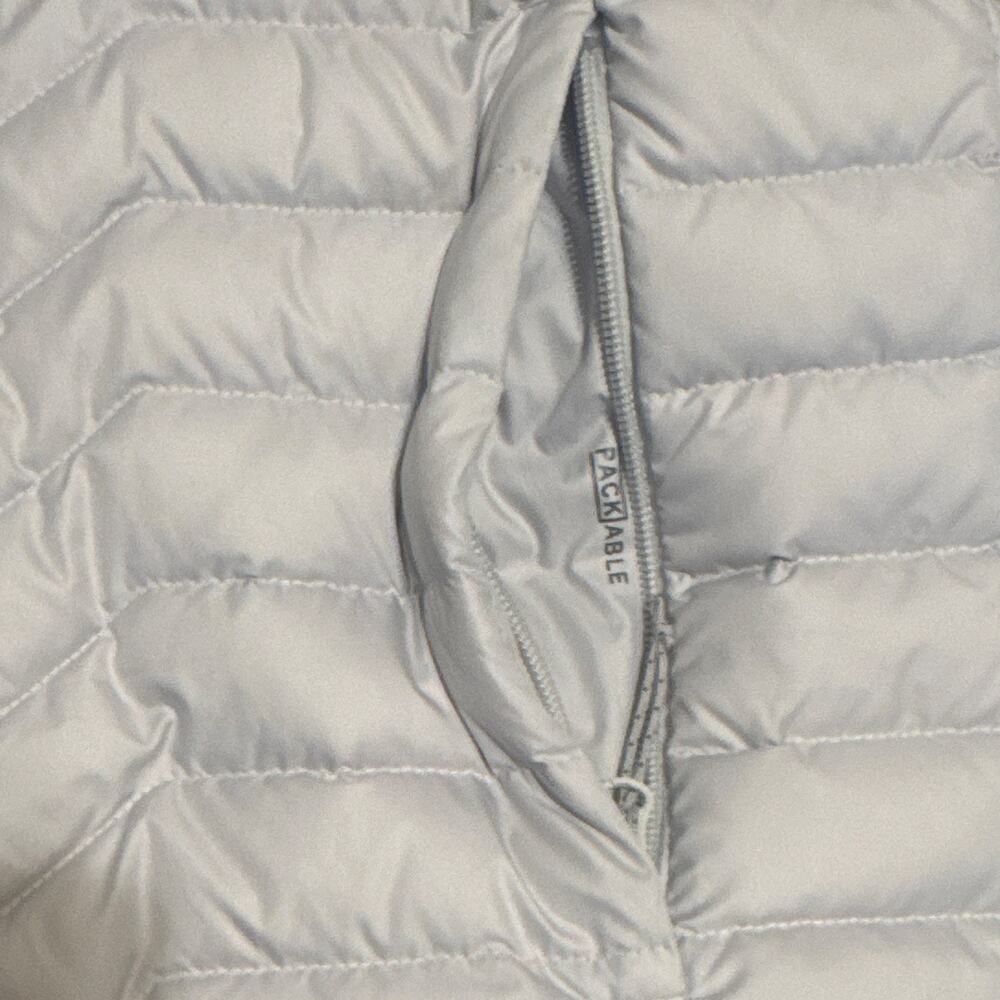Columbia Omni-Heat Gray Down Insulated Hooded Packable Puffer Jacket L - Picture 7 of 8